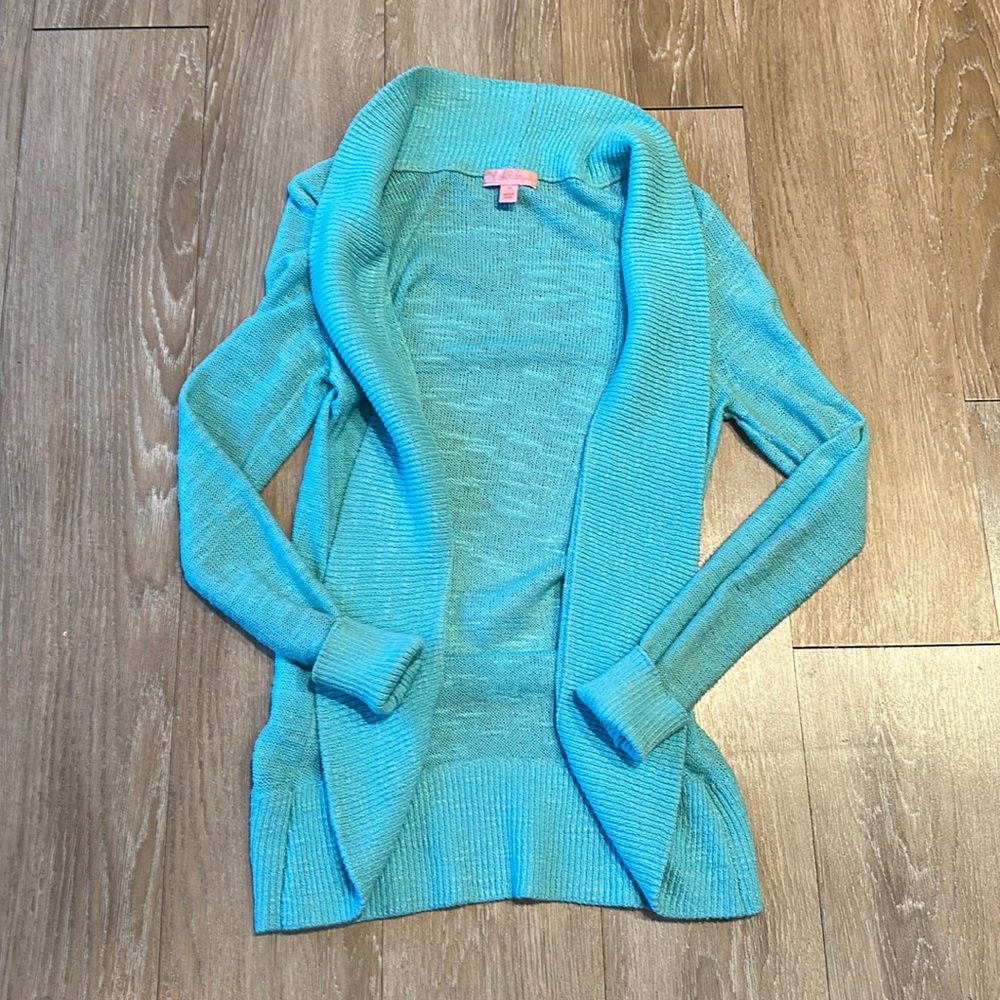 Lilly Pulitzer Open Front XS Cardigan